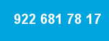 922 681 78 17